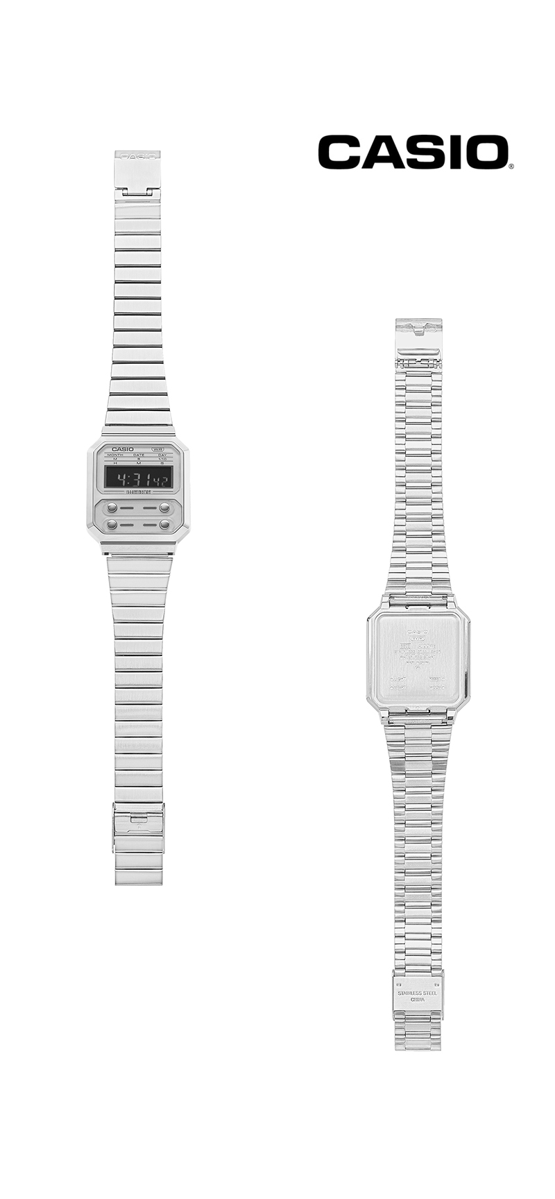 카시오 CASIO A100WE-7BDF 공용 시계 상세 이미지 7