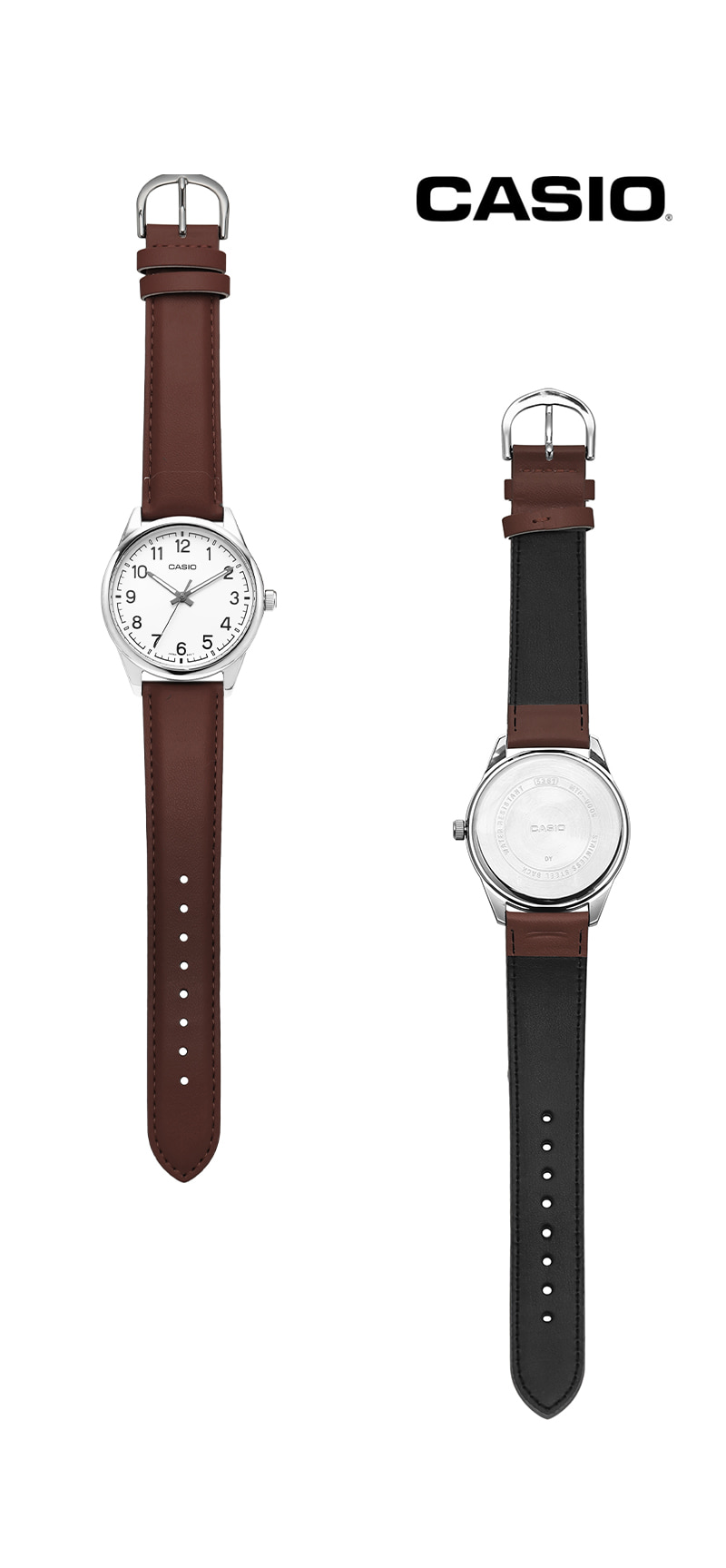 카시오 CASIO MTP-V005L-7B4UDF 아날로그 남성 가죽시계 상세 이미지 8