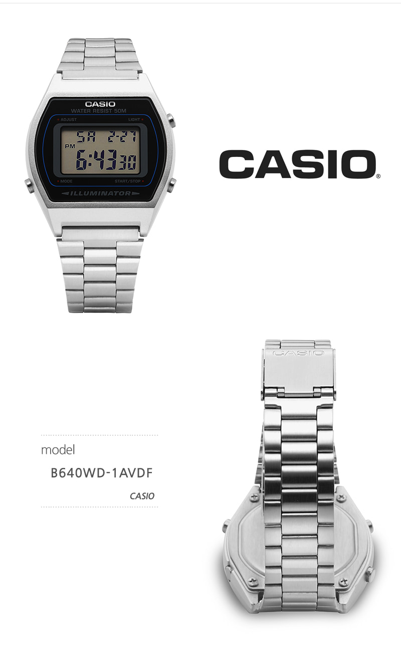 카시오 CASIO B640WD-1AVDF 공용 시계 상세 이미지 7