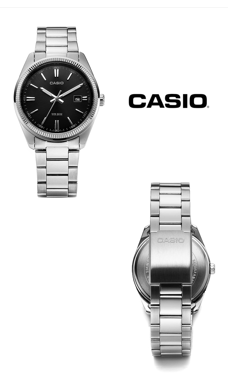 카시오 CASIO MTP-1302D-1A1VDF 아날로그 38mm 남성 시계 상세 이미지 7