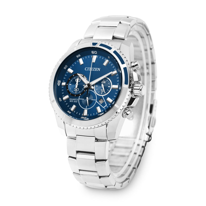 시티즌 CITIZEN AN8201-57L 크로노그래프 남성 메탈시계 상세 이미지 6