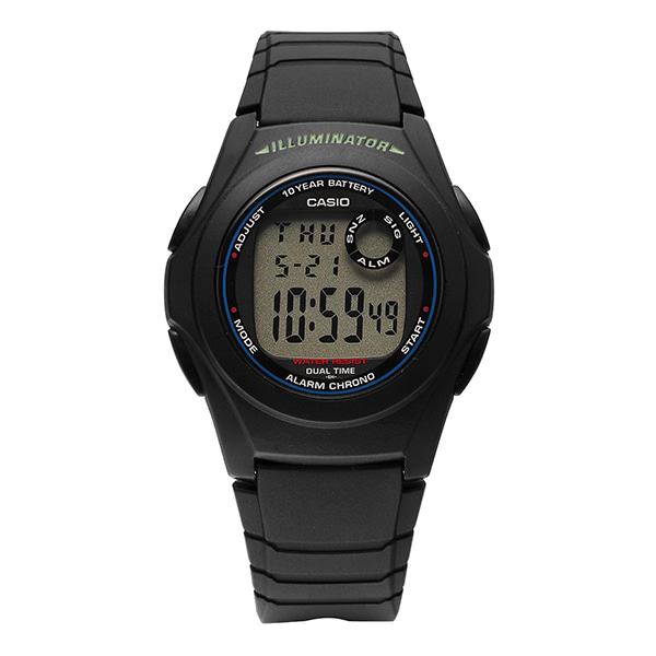 카시오 CASIO F-200W-1ADF 디지털 빈티지 남성 우레탄시계 상세 이미지 4