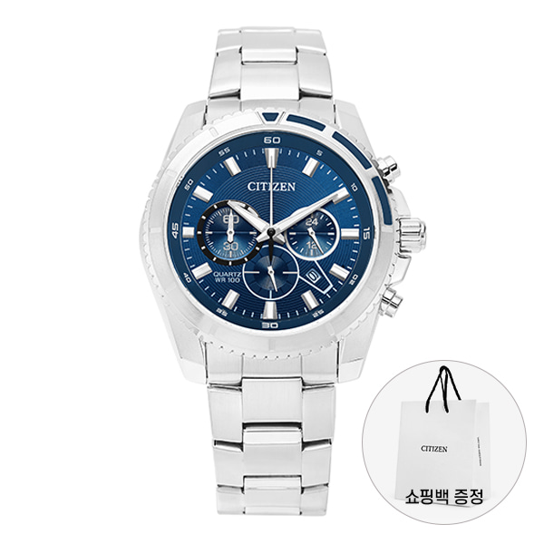 시티즌 CITIZEN AN8201-57L 크로노그래프 남성 메탈시계 상세 이미지 4