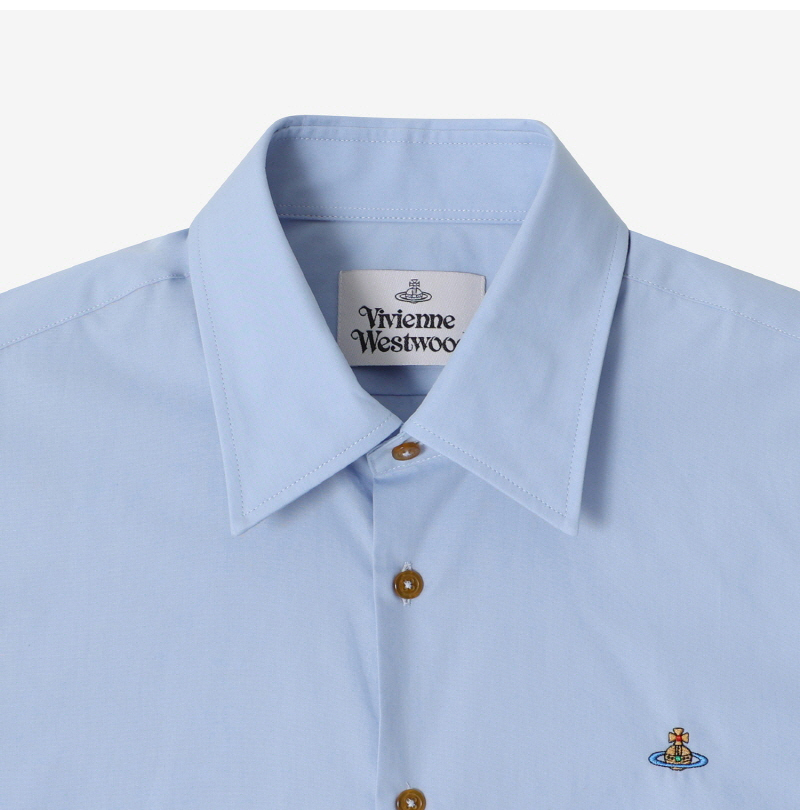 (ヴィヴィアン ウエストウッド) ロゴシャツ 2401000J W009Q VIVIENNE WESTWOOD(비비안웨스트우드) [VIVIENNE WESTWOOD] 23FW